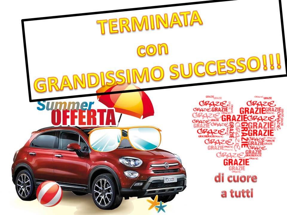 SUMMEROFFERTA 2017: TERMINATA CON GRANDISSIMO SUCCESSO