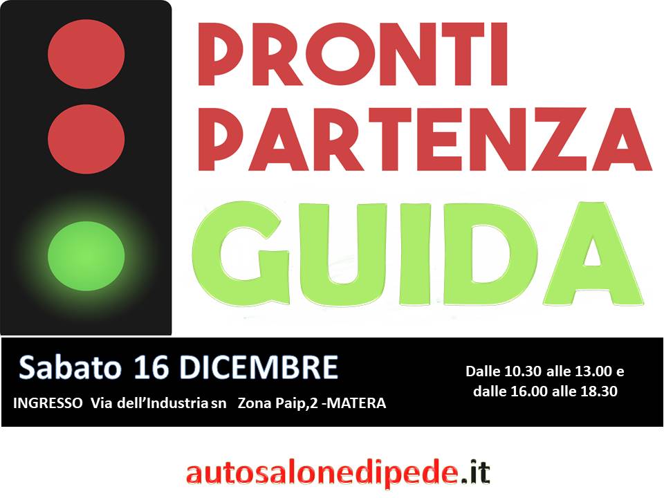 PRONTI…PARTENZA…GUIDA