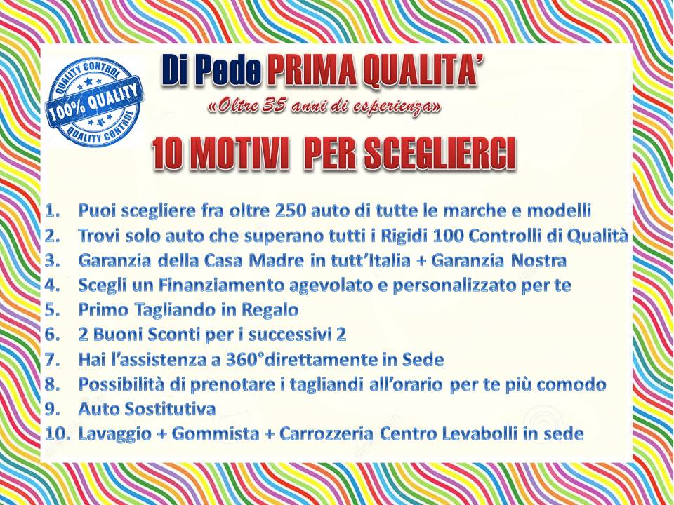 Di Pede PRIMA QUALITA’: 10 MOTIVI PER SCEGLIERCI